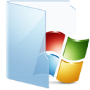 Win - Blue - Folders icon